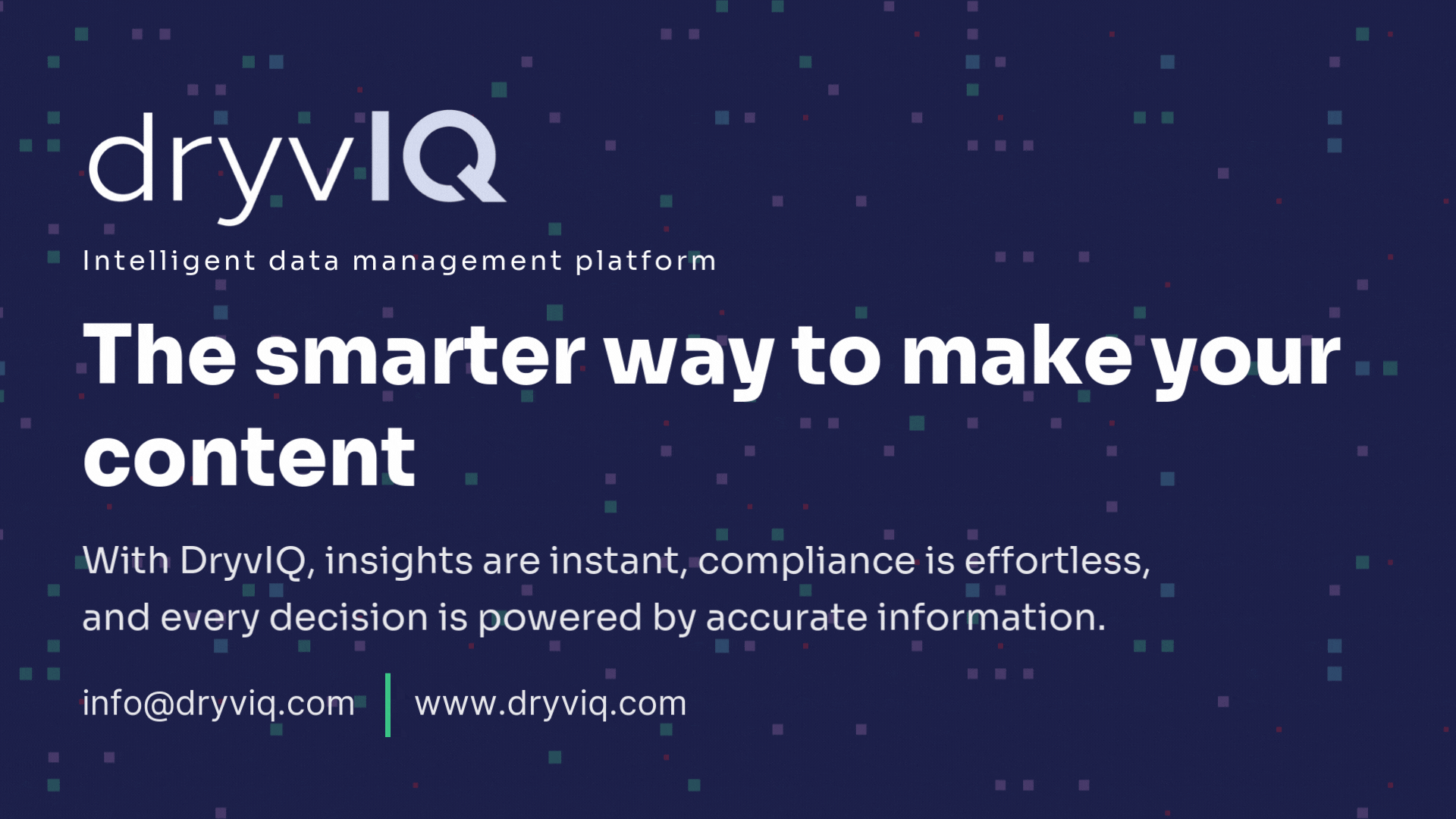 Test contact dryviq