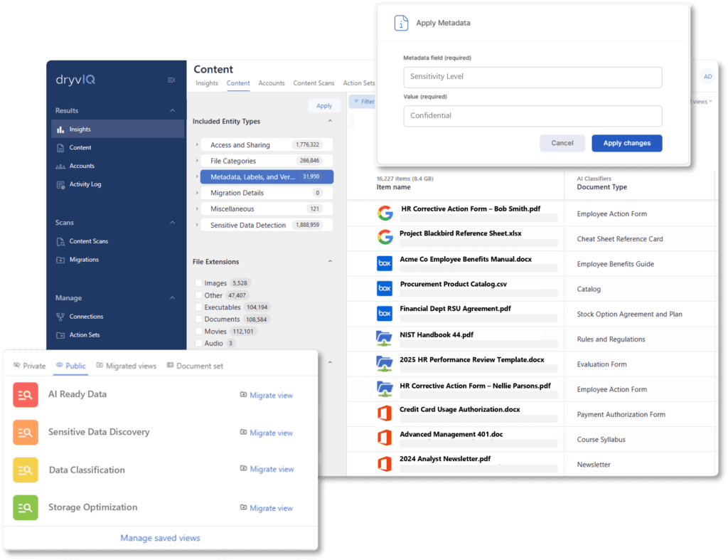 DryvIQ ai ready data organized