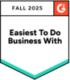 G2 Badge Fall 2025 Cloud Migration Easiest to do Business With DryvIQ