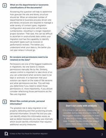 6 Steps to Plan Your Route for SharePoint Migration Whitepaper DryvIQ