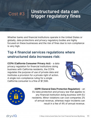 5 WAYS Unstructured Data Can Cost Financial Services Big Money - Page 11